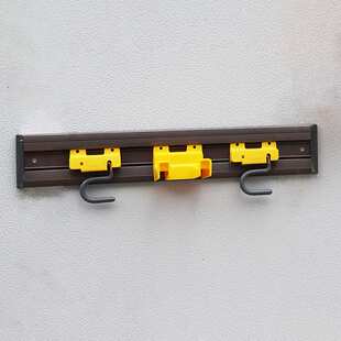 Rubbermaid乐柏美保洁工具架贮存架壁挂式工具收纳架1992