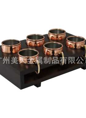 2oz小酒杯套装 酒吧60ml迷你锤点鼓形杯架子套件烈酒杯骡子杯外贸
