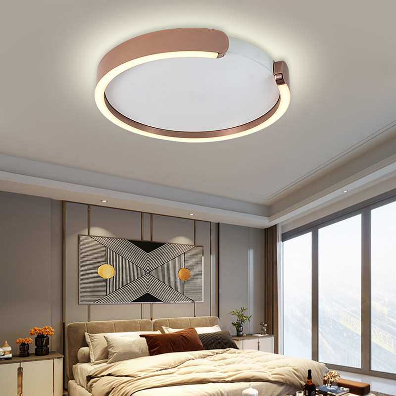 卧室吸顶灯led简约创意C形设计师智能家居走廊过道玄关主卧灯轻奢