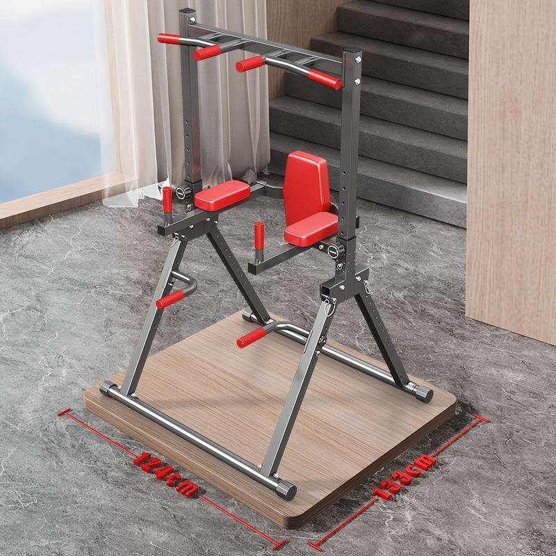 折叠单杠多功能室内家用庭式钢管伸缩引体向上器免打孔专业健身架