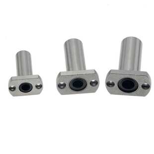 带座加长直线椭圆双切边法兰轴承LMH20直线轴承 现货供应