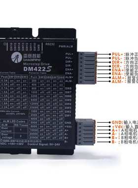 驱动器DM422C升级DM422S  35 39 42二相步进电机替代原M420