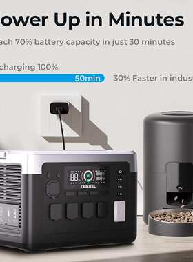 OUKITEL1800W车载自驾露营1024Wh电源移动电站锂电池户外应急电源