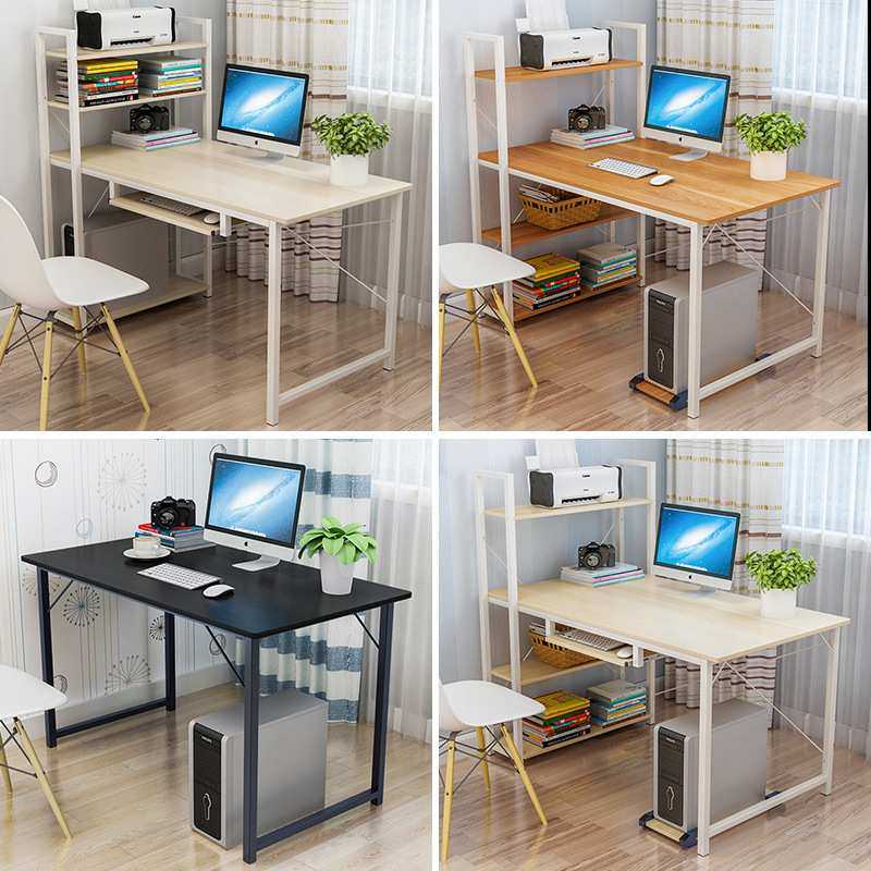 简易电脑台式桌家用现代简约经济型书桌组合卧室办公桌书架写字台,3C数码配件,USB灯,淘宝优惠券,粉丝福利购,淘宝优惠卷