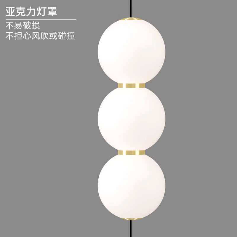 简约别墅挑空旋转楼梯灯长吊灯旋转LOFT公寓复式楼中空跃层吊灯