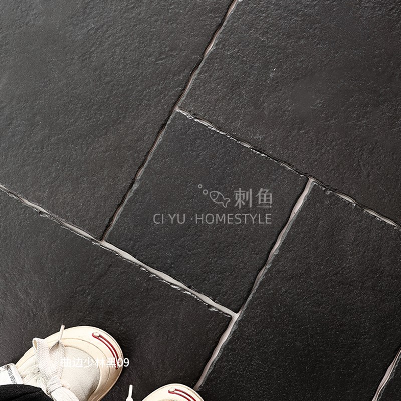 曲边古堡子母拼莱姆石彷古地砖瓷砖庭院花园民宿别墅Z彷石材洞石