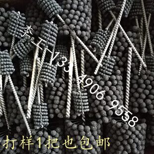 汽缸研磨刷 打磨缸体内孔抛光球 碳化硅工业球刷 油缸抛光球头刷