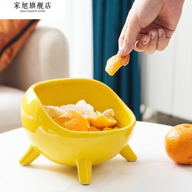 桌上果皮盒桌面j收纳桶小迷你垃圾桶新款无盖化妆室小纸篓