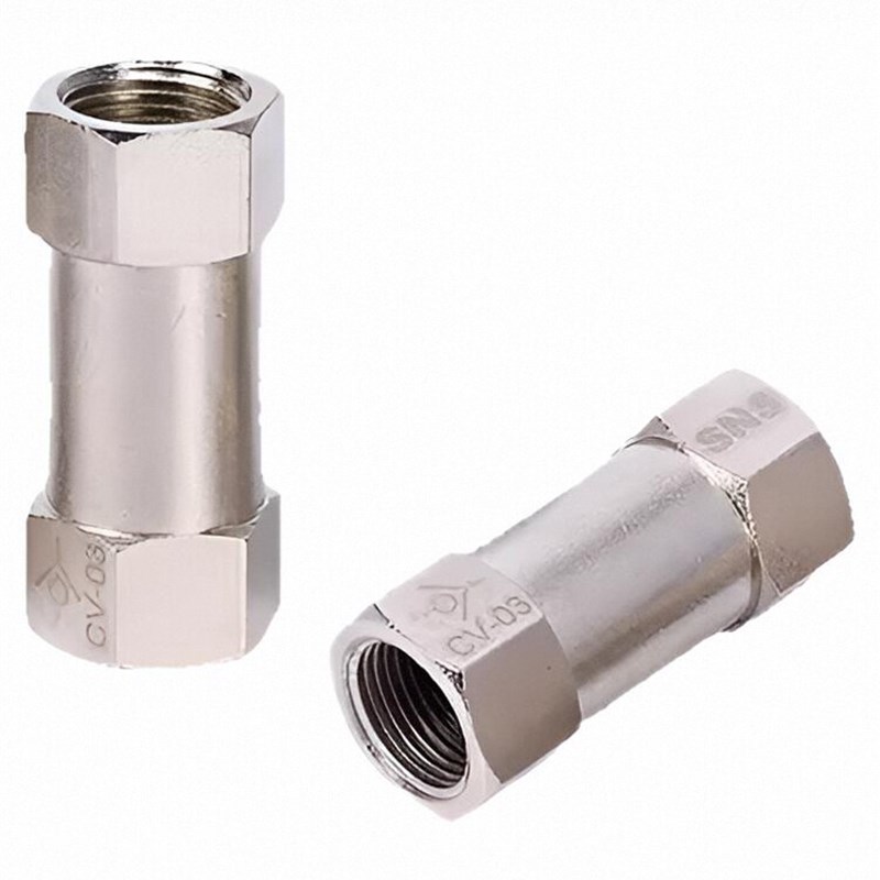 SNS神驰气动f单向阀微型逆止阀空气止回阀CV-01 CV-02 CV-03 CV-0