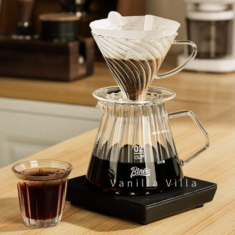 玻璃分享壶套装手冲咖啡壶滴漏壶过滤杯咖啡器具家用冲泡过滤壶