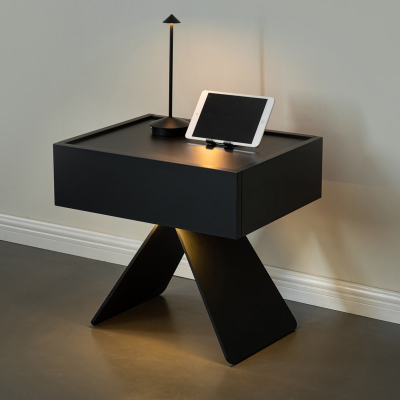 北欧简约卧室床头储物柜意式极简悬浮床头柜现代风个性床边柜边几,住宅家具,床头柜,淘宝优惠券,粉丝福利购,淘宝优惠卷