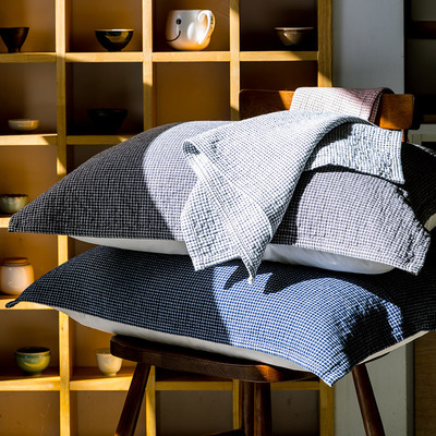 枕巾纯棉纱布一对装防螨抗菌枕头毛巾全棉单人枕头巾盖男生夏季