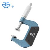 西北青量外径千分尺高精度青海量具公法线千分尺直进式 蝶形圆盘头