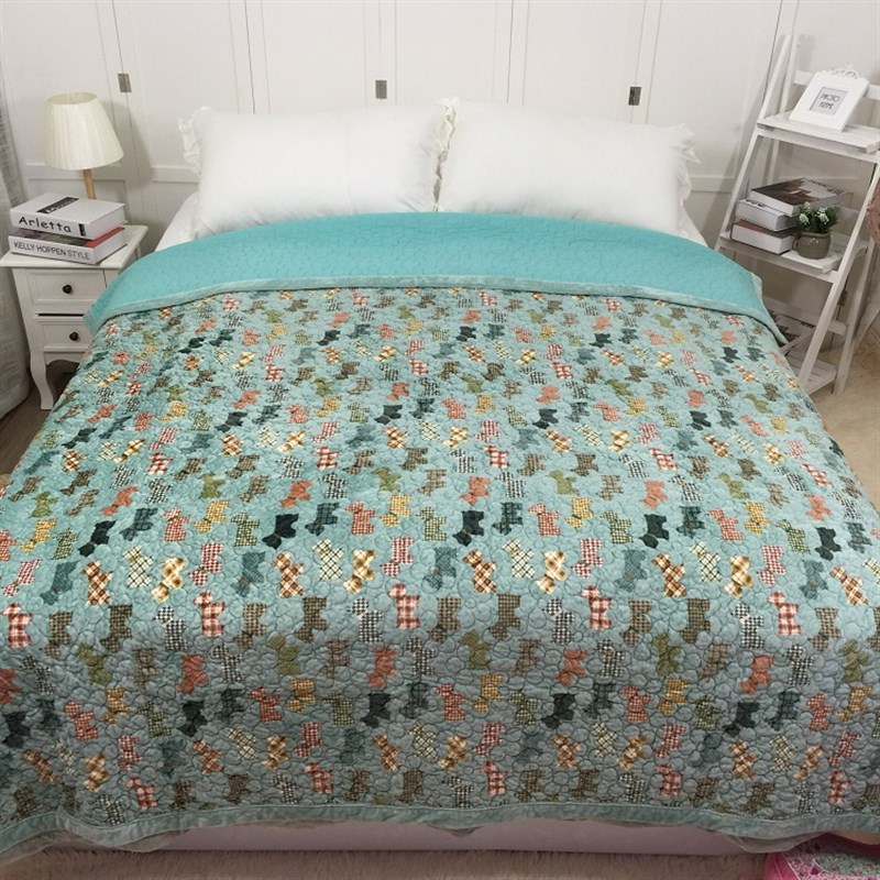 韩式短毛绒d云丝绒印花水洗保暖绒毯床单毛绒 床单床盖绒冬季