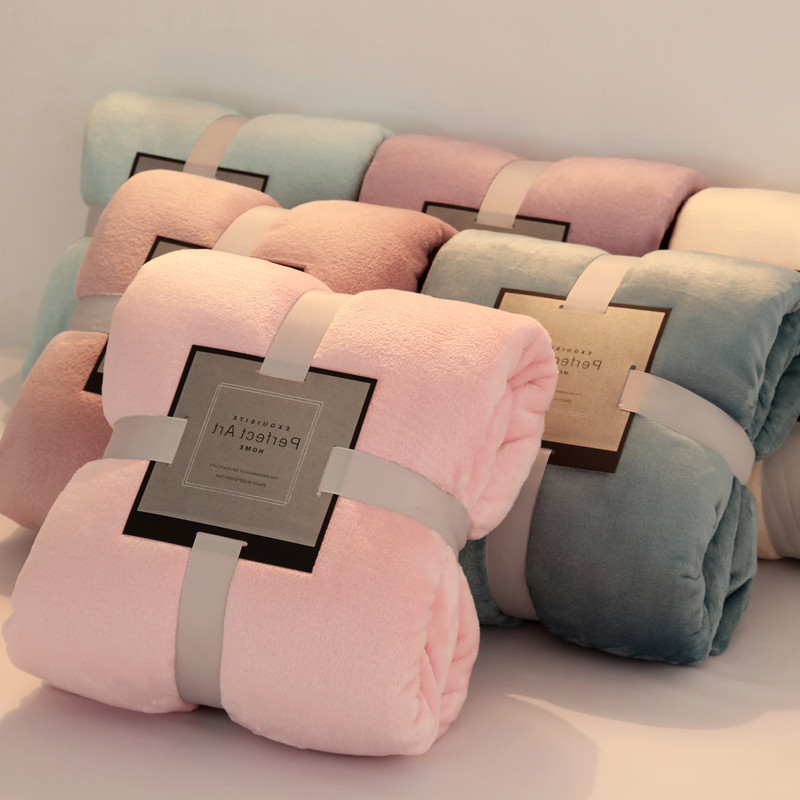 小毛毯被子加厚冬季保暖午睡盖A毯单人办公室午休毯珊瑚绒毯子床