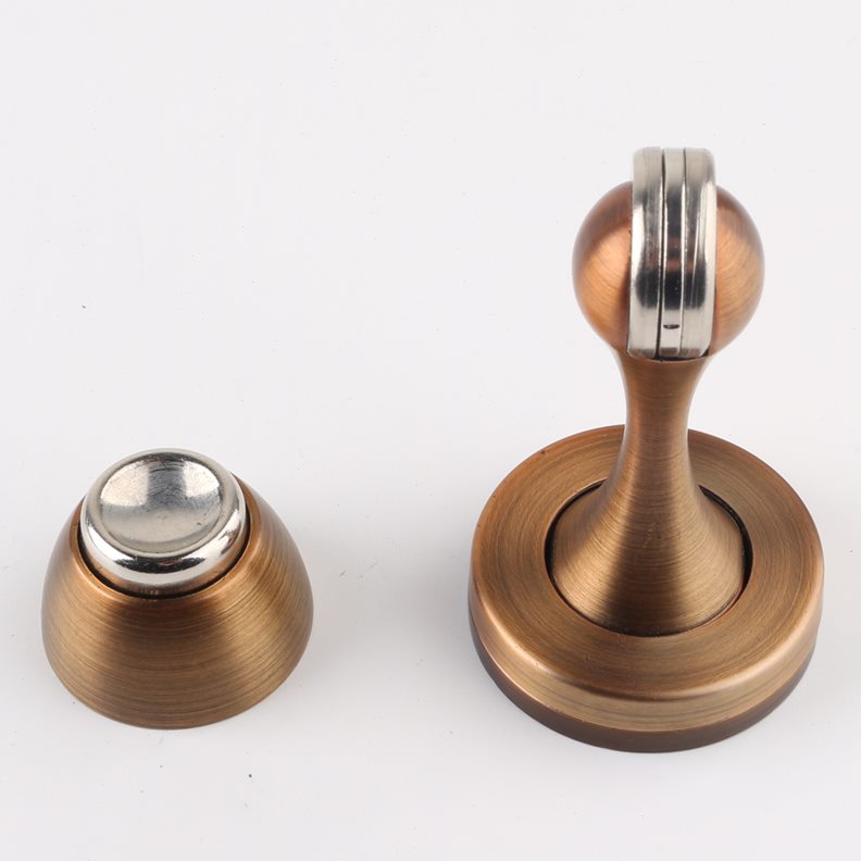 依佰利美式黄古铜门吸仿古铜墙吸欧式地吸不锈钢超强吸力门吸门碰