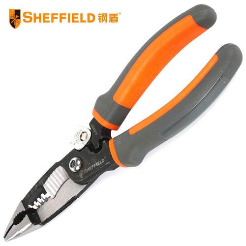 钢盾S0350575合1多功能电工尖嘴钳8