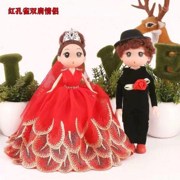 婚车装饰熊公仔花车布置扮车用品装娃娃个性创意主婚情侣结婚头