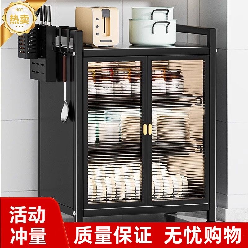 带盖碗架厨房碗碟置物架家t用碗柜台面筷盘防尘收纳盒多功能沥水