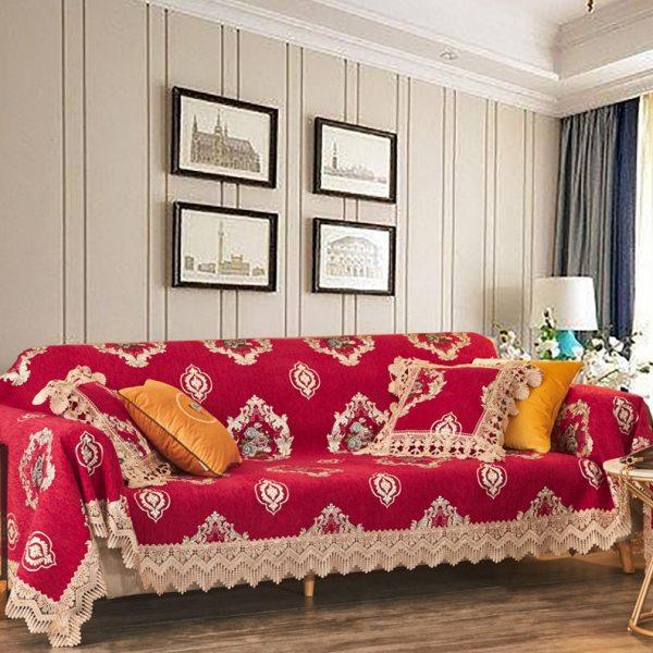 欧式皮沙发套罩盖布垫套沙发巾布全盖四季通用结婚全包红色喜庆,居家布艺,沙发套,淘宝优惠券,粉丝福利购,淘宝优惠卷