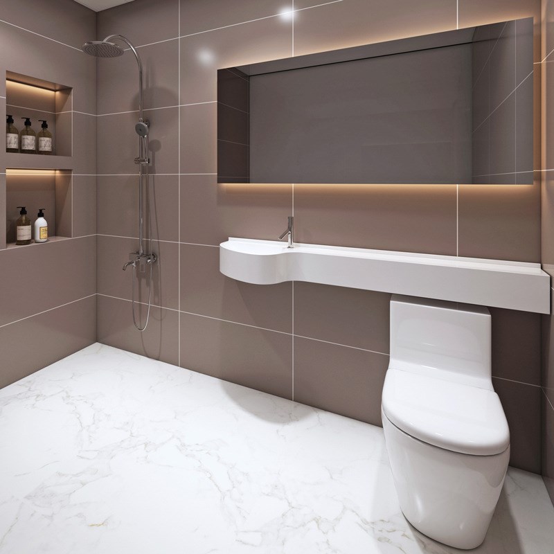 人造石挂墙式一体台盆民宿浴室一体洗G手盆小户型宾馆卫生间洗手