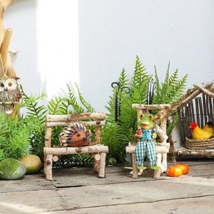 庭院花园植物幼儿园摆件角景观别墅摆设田园椅园区装饰户外森系