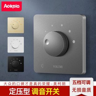 定压调音开关背景音乐音量调节开关控制器音响调节旋钮喇叭调节器