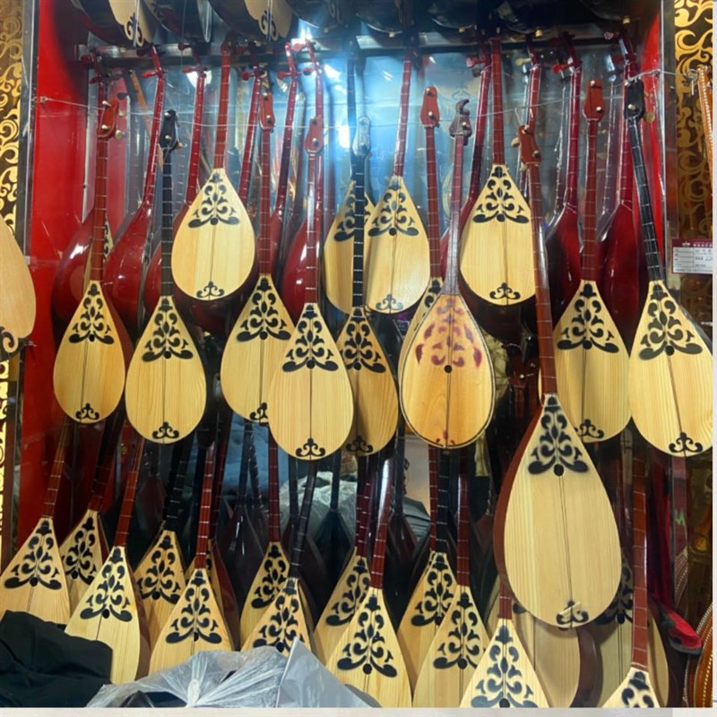 新疆民族乐器冬不拉80cm长度I儿初学版乌鲁木齐发货