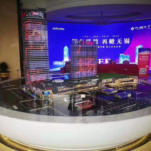 房地产沙盘模型规划壁挂亚克力UV打印制作