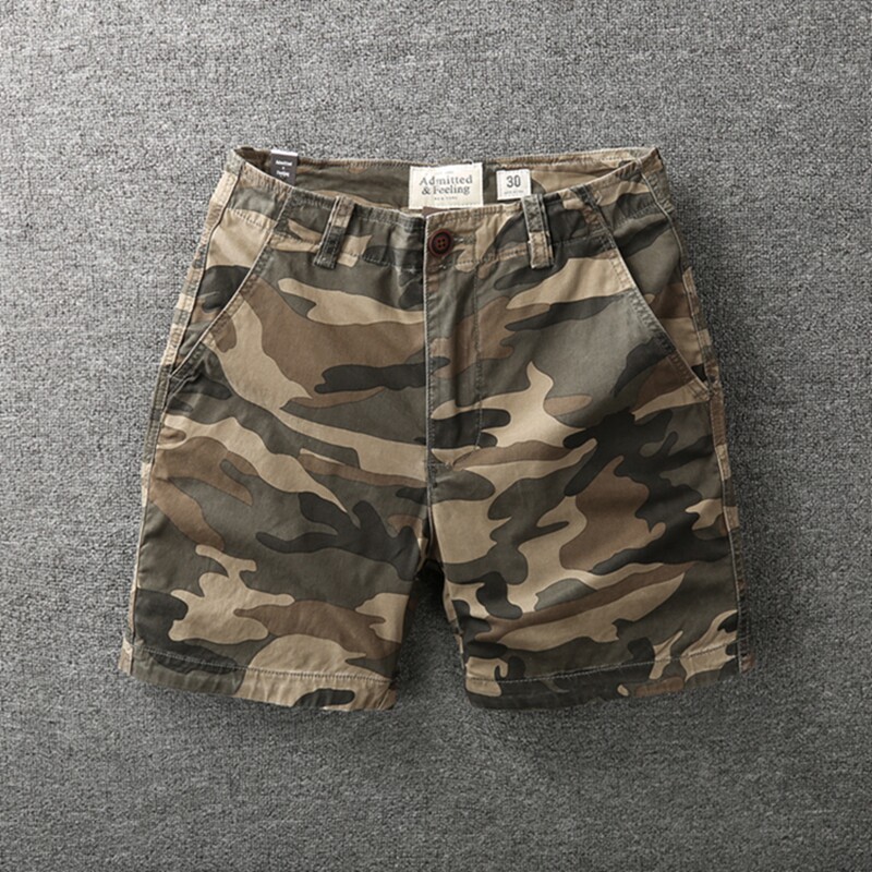 夏季弹力三分裤男潮显腿