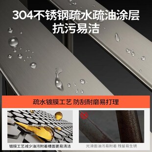 沥水碗架304不锈钢家用碗碟收纳架厨房台面多功能放碗盘筷置物架