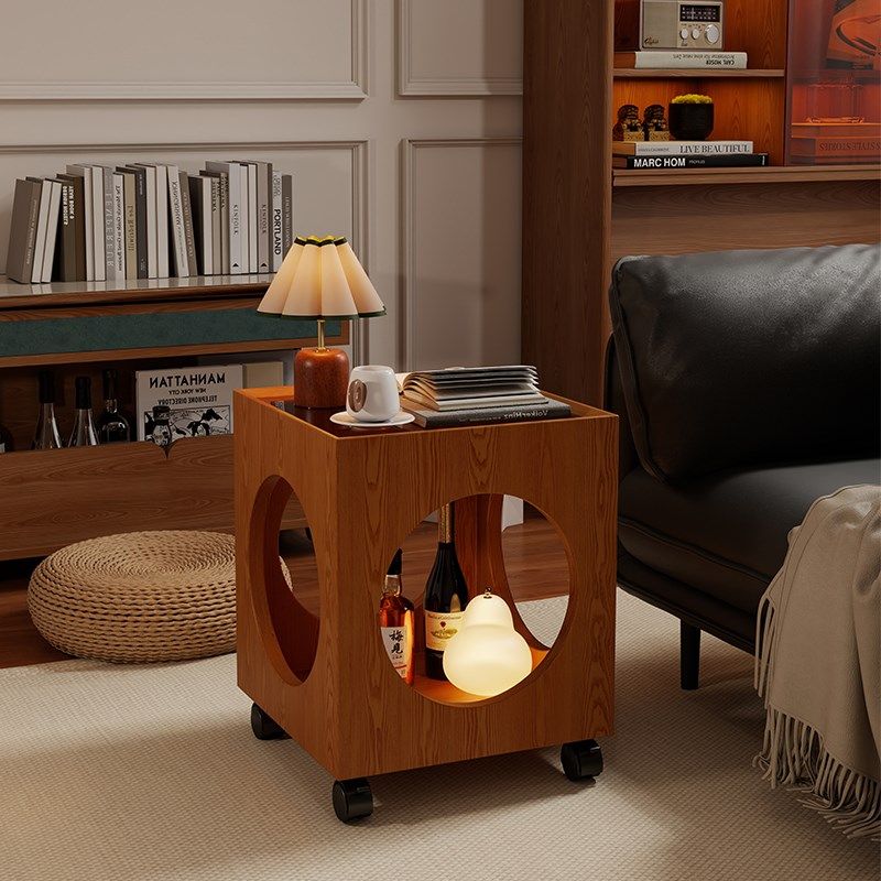 法式复中古风可移动茶边几客厅沙发角几家用卧室玻璃床头柜小推车,住宅家具,角几/边几,淘宝优惠券,粉丝福利购,淘宝优惠卷