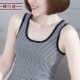 棉吊带小背心女士外穿内搭无袖 打底上衣2021夏季 夏装 条纹内穿修身