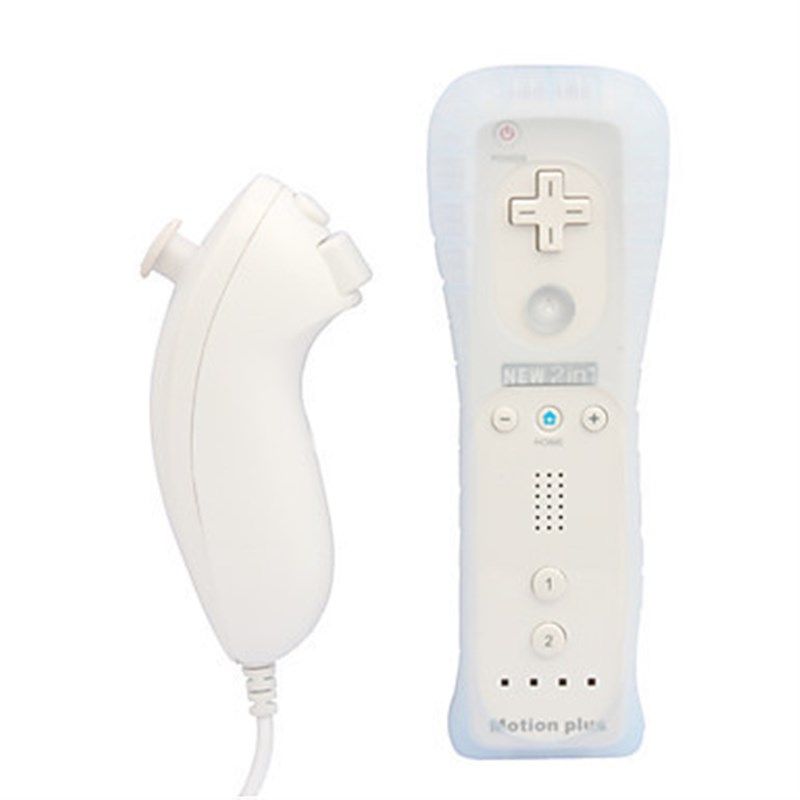 Wii游戏手柄 Wii二合一左右手柄 Wii游戏手柄带内置加速器