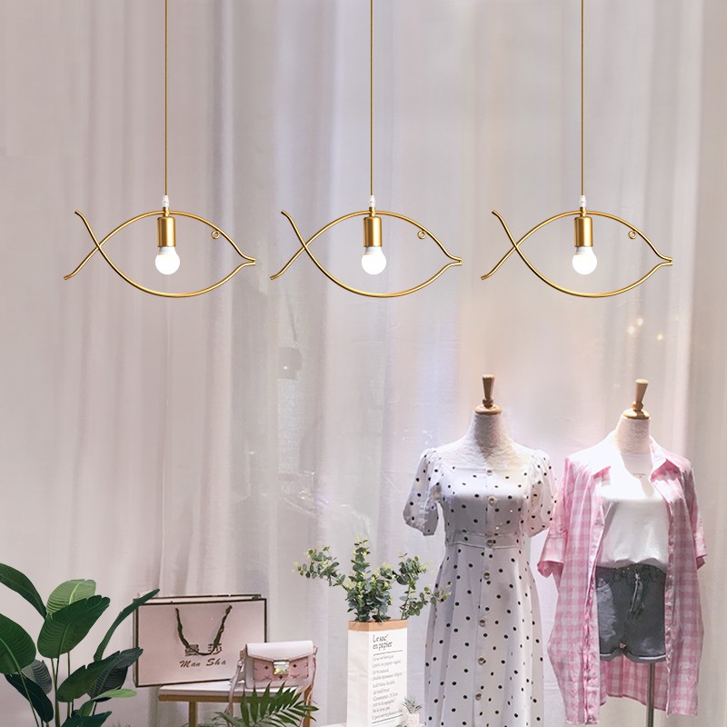服装店橱窗吊灯装饰灯创意个性女装网红童装店铺收银台美甲轨道灯