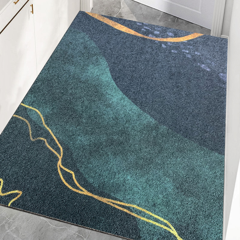 丝圈入户门地垫轻奢进门门口家用玄关脚踏垫子可裁剪地毯防滑门垫