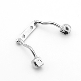 儿童眼镜鼻托支架近视眼睛框配件螺丝式鼻垫双孔连体马鞍形金属架