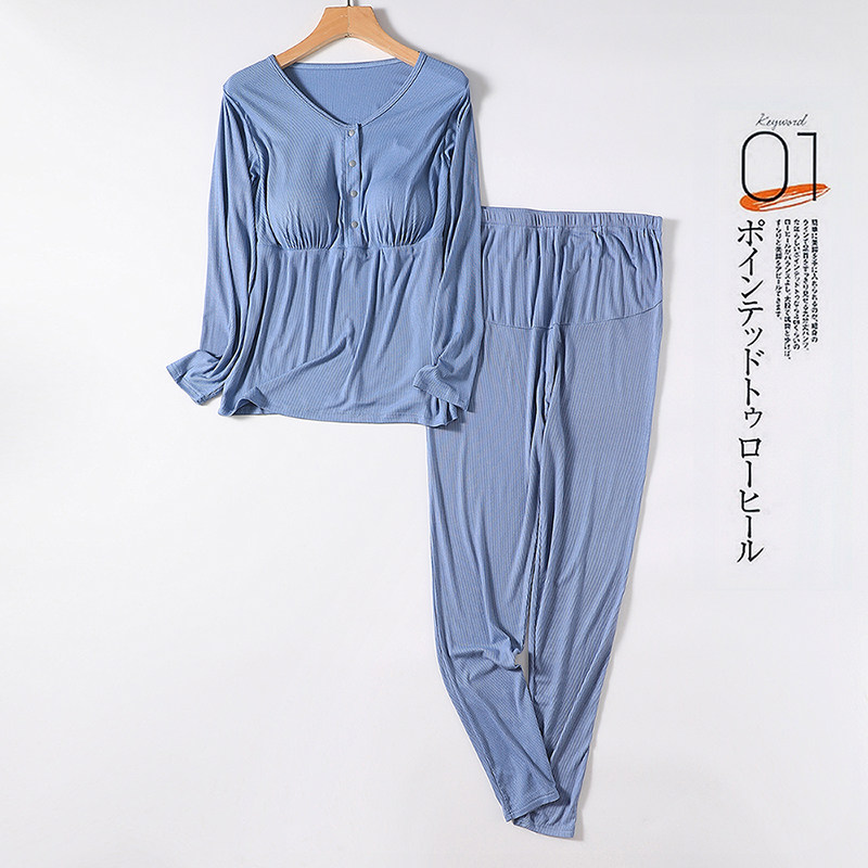 哺乳秋衣套装产后喂奶睡衣月子服春秋薄款大码孕妇秋衣秋裤两件套,孕妇装/孕产妇用品/营养,秋衣裤套装,淘宝优惠券,粉丝福利购,淘宝优惠卷