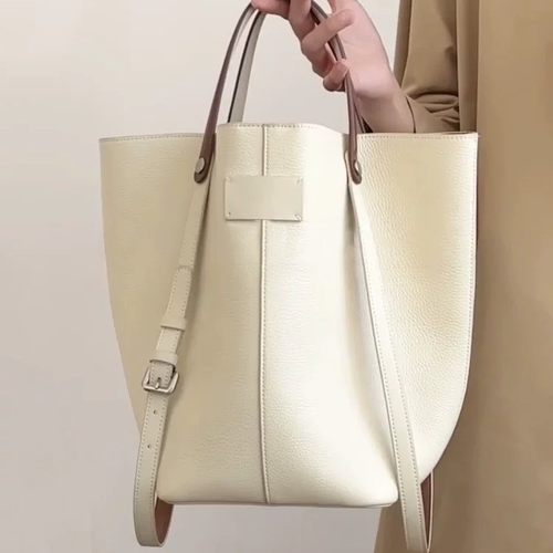 感托特包2025新款时尚百搭菜篮子水桶包单肩手提腋下通勤包潮