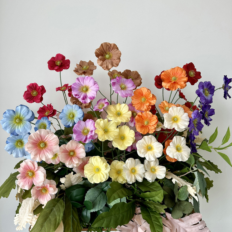 无叶蝴蝶花仿真花婚庆布景吊顶家装摆饰蝴蝶兰仿真假花