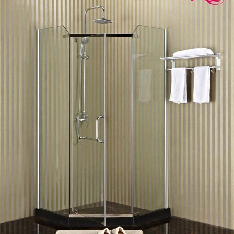 钻石型淋浴e房洗澡房简易浴室隔断8厚汽车级别钢化玻璃沐浴房淋浴