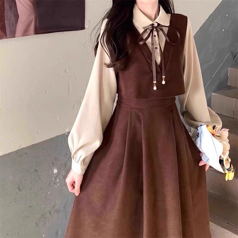 学院风洋装大尺码女装秋