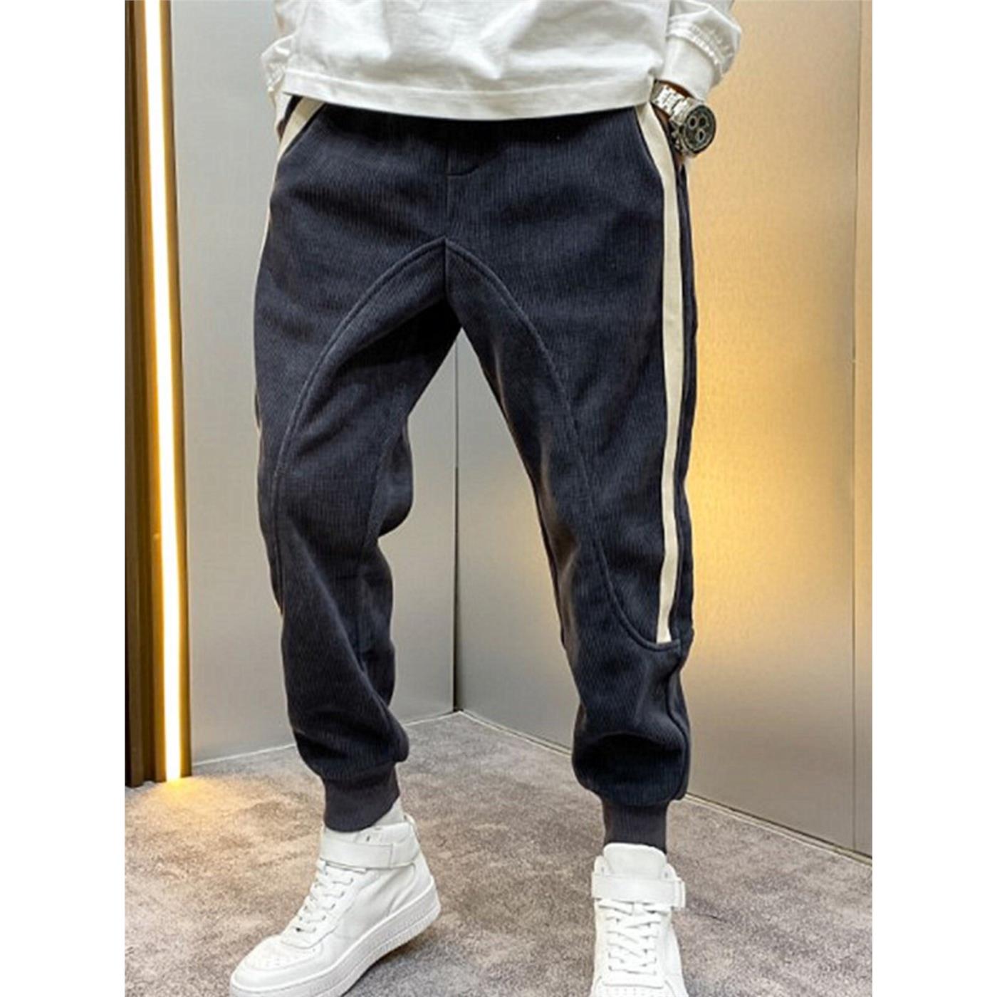 灯芯绒休闲裤男士秋冬季