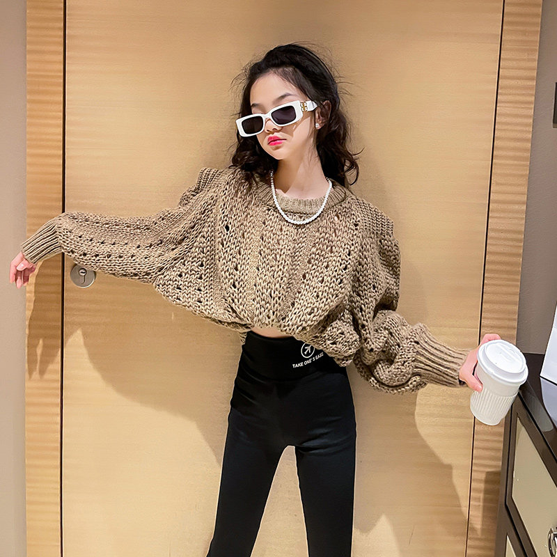 女童秋装毛衣外套女孩秋季镂空针织衫韩版宝宝百搭洋派薄款毛衣潮,童装/婴儿装/亲子装,毛衣/针织衫,淘宝优惠券,粉丝福利购,淘宝优惠卷