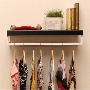 铁艺服装店展示架壁挂衣架男女装店货架创意卧室墙上装饰衣服架子