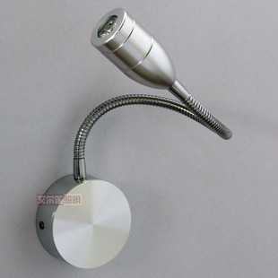 led射灯3W照画背景墙灯 服装店镜前灯床头灯软管射灯led壁灯 明装