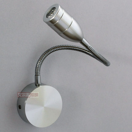 led射灯3W照画背景墙灯 服装店镜前灯床头灯软管射灯led壁灯 明装