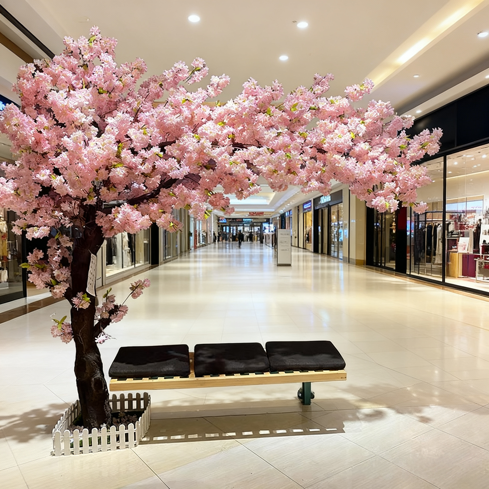 仿真樱花树桃花树仿真花假树大型网红许愿树室内户外造景装饰