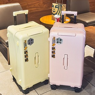 大容量行李箱28寸出国托运密码箱24时尚轻便拉链箱防爆刹车静音轮