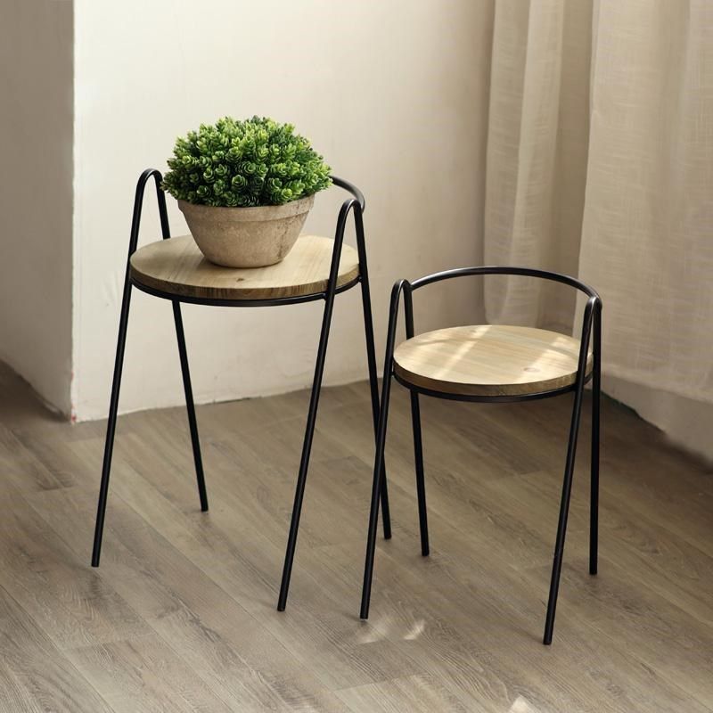 实木绿植花架子室内客厅阳台铁艺盆栽置物架花园庭院花盆架子复古,收纳整理,阳台置物架,淘宝优惠券,粉丝福利购,淘宝优惠卷